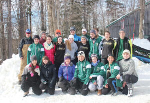 The Nordic Ski Team at the State Championship on Feb. 11                                    Courtesy
