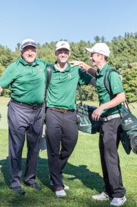 Pictured left to right:  Coach Dennis Been, Cam Roberts and Dean Anastas                                   Adrian Flatgard