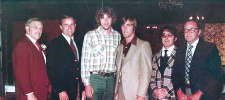 From left, Ann Fidrych, wife of Mark Fidrych and daughter Jessica