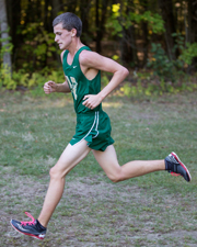 Despite not feeling well, Stow’s Ryan Gillooly placed second in Tuesday’s cross country race at Bower Springs.                                                                                  SusanShaye.com
