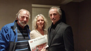 CONTEST WINNER!  Tenney Spinneit (center) of Stow was the winner of The Stow and Bolton Independent “Free Passes to meet blues artist James Montgomery” contest. She and her guest, Jon Marcus (left), were also invited to stay for the James Montgomery Band show at The International Golf and Resort Club in Bolton on New Year’s Eve. Tenney said after the show, “We had an amazing time - will never forget it!! James and his entire group could not have been nicer and more gracious!” Congratulations to Tenney and thank you to James Montgomery and company for providing the passes for the contest. 