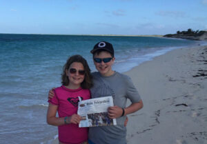 The McBride Family found a new favorite place - Anegada!  Located in the British Virgin Islands, Anegada has gorgeous, unpopulated beaches, is known for its lobster, and supposedly, has the fourth largest coral reef in the world, just offshore.  Kate and Owen found numerous conchs, one of which had a small octopus inside when they picked it up.   