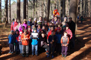 In March, Stow Pack 39  Cub Scouts and their families hiked into the Stow Town Forest for their annual Spring Hike.  They enjoyed a light breakfast and participated in skits, camp stories, and more!  For more information on Stow Pack 39 visit http://pack39stow.org