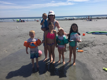 The Stow Independent recently went to beautiful York Beach in Maine with Mary Ketola and 5 of her grandchildren and other family members. Grandchildren with her in this photo are: Kelly, Ashley, James and Shawn O'Brien, and Olive Ketola.